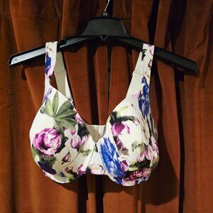 Cacique lightly lined full coverage backsmoother bra